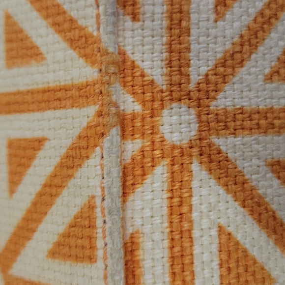 Spartina 449 Zesty Citrus Leather And Linen Crossbody Purse - Picture 12 of 17